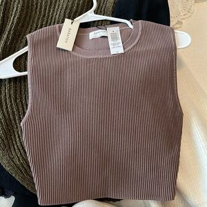 Babaton sculpt knit muscle tank